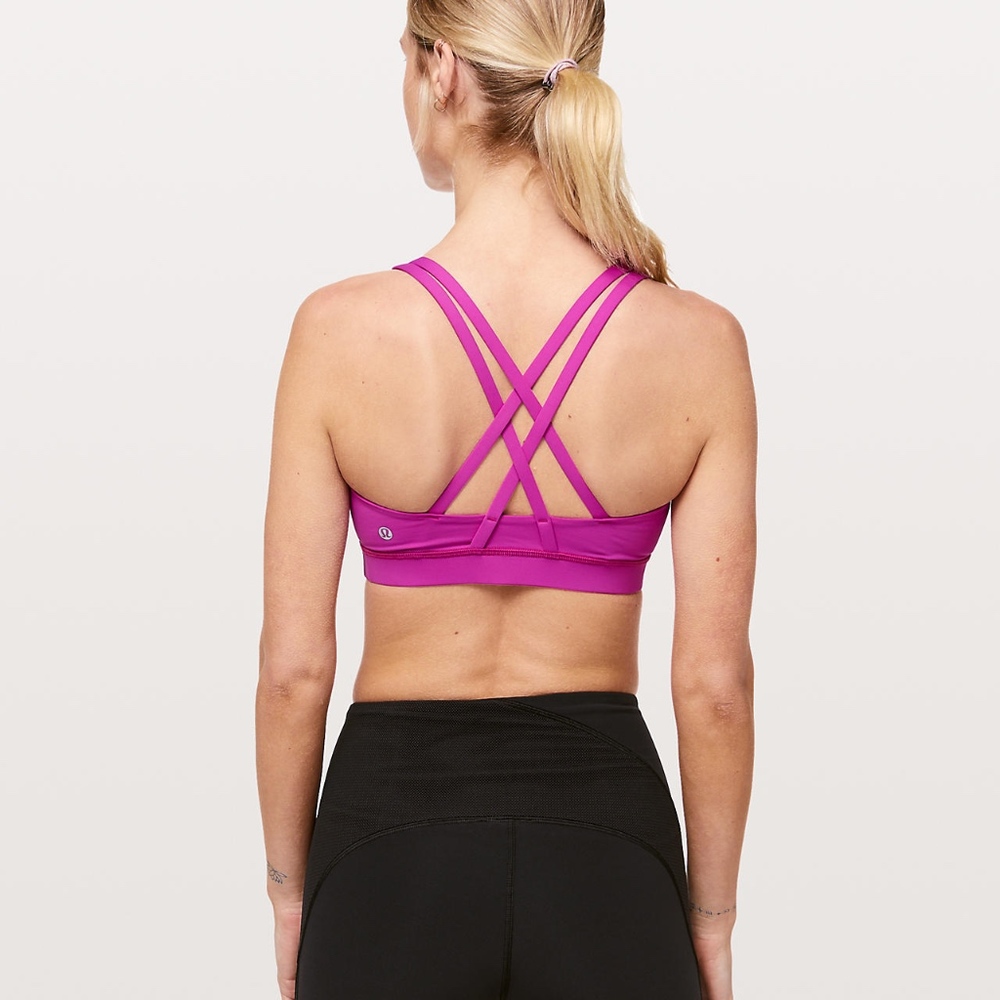 LULULEMON Energy Sports Bra Pink 6